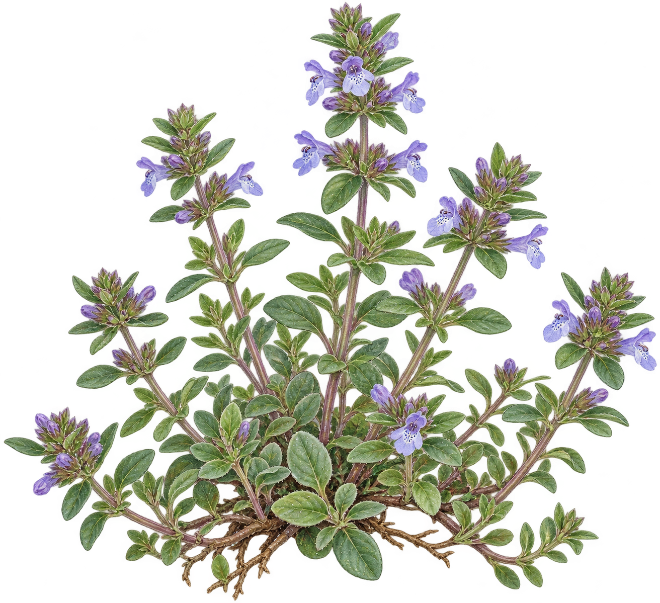 botanical illustration of Acinos suaveolens, Acinos suaveolens